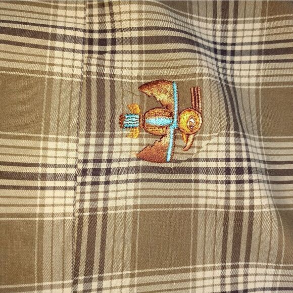 Cutter& Buck Xl Longsleeves Plaid Pocket Men's Shirt - Picture 5 of 8